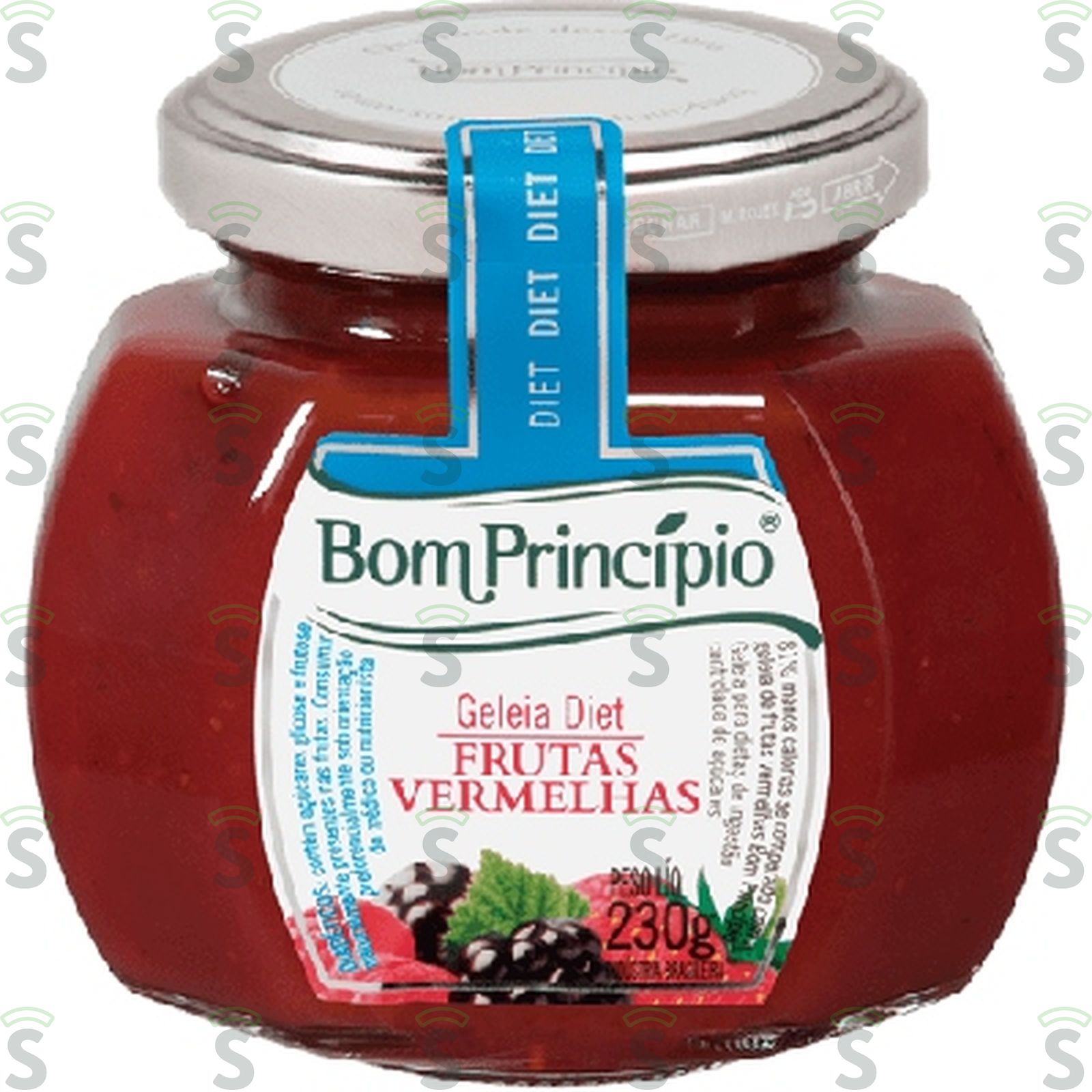 Geleia Frutas Vermelhas Diet Bom Pr 230G