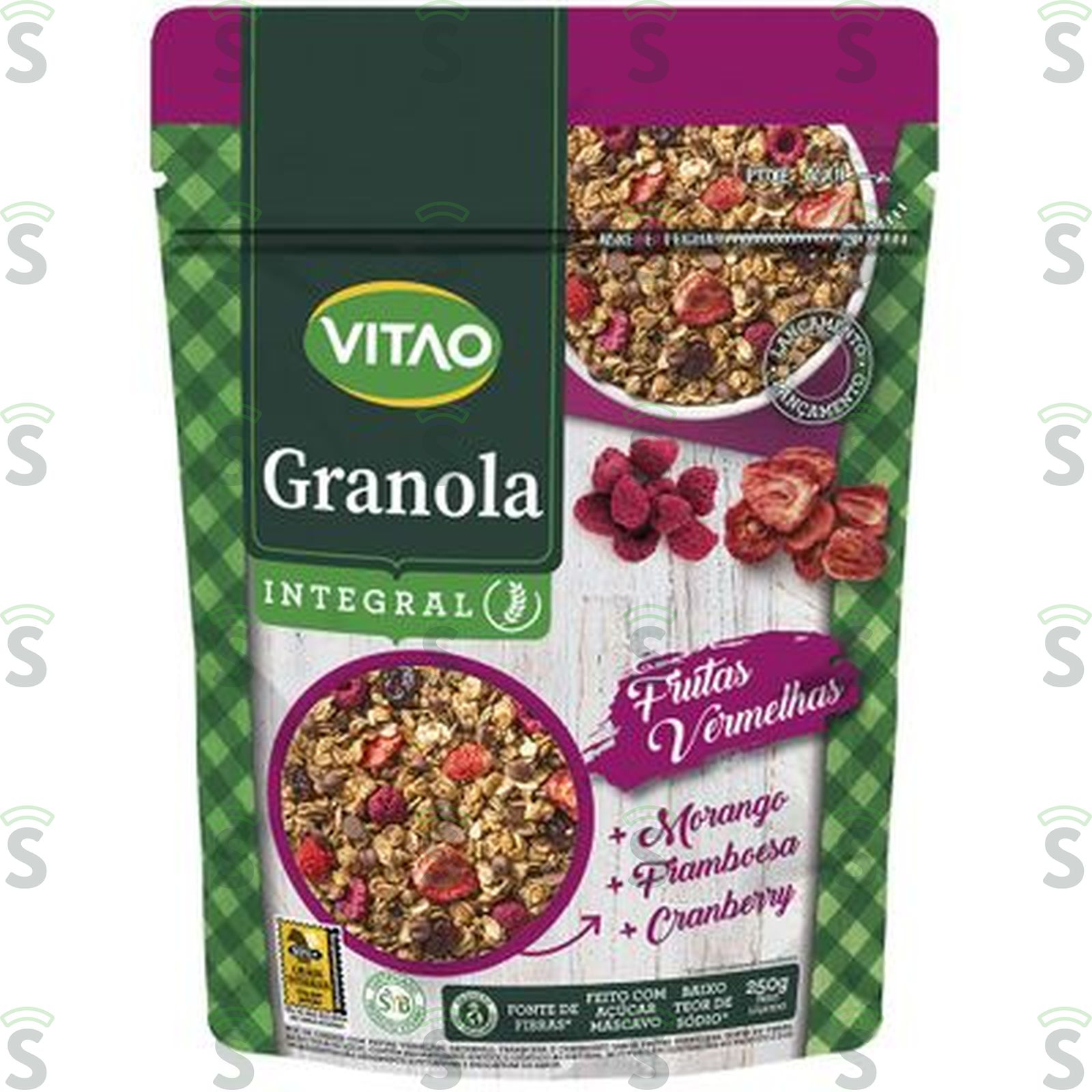 Granola Vitão Integral Frutas Vermelhas 250G