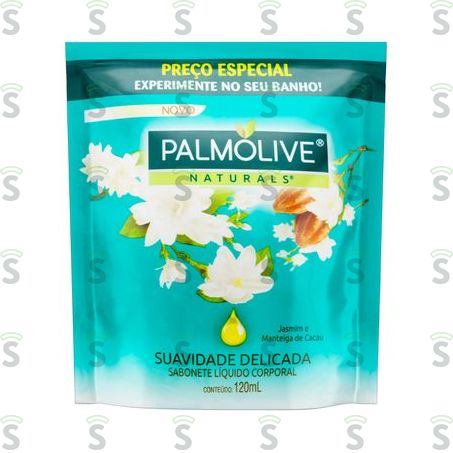  Sabonete Líquido Palmolive Naturals Jasmim Refil 120ml