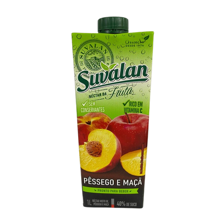 Nectar suvalan pessego e maca 1l