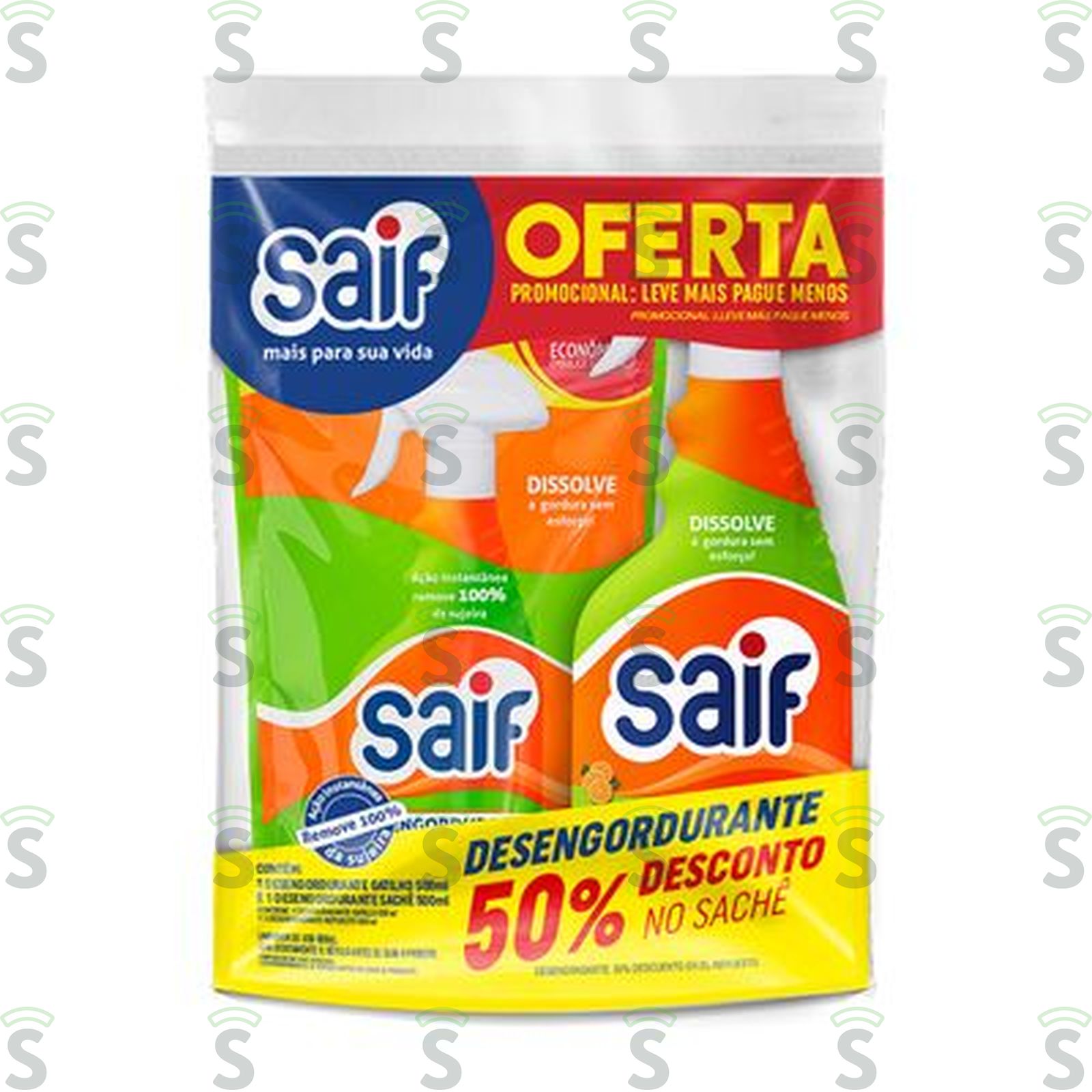 Saif-desengordurante 500ml +sache 500ml