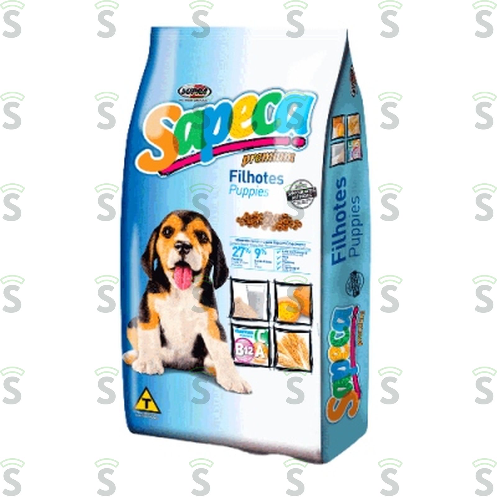 Sapeca-alimento 10.1kg p caes filhotes