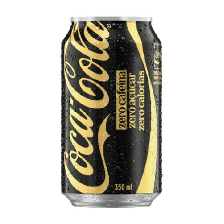 Refrigerante Coca Cola Zero Cafeina Zero Açúcar Lt 350ml