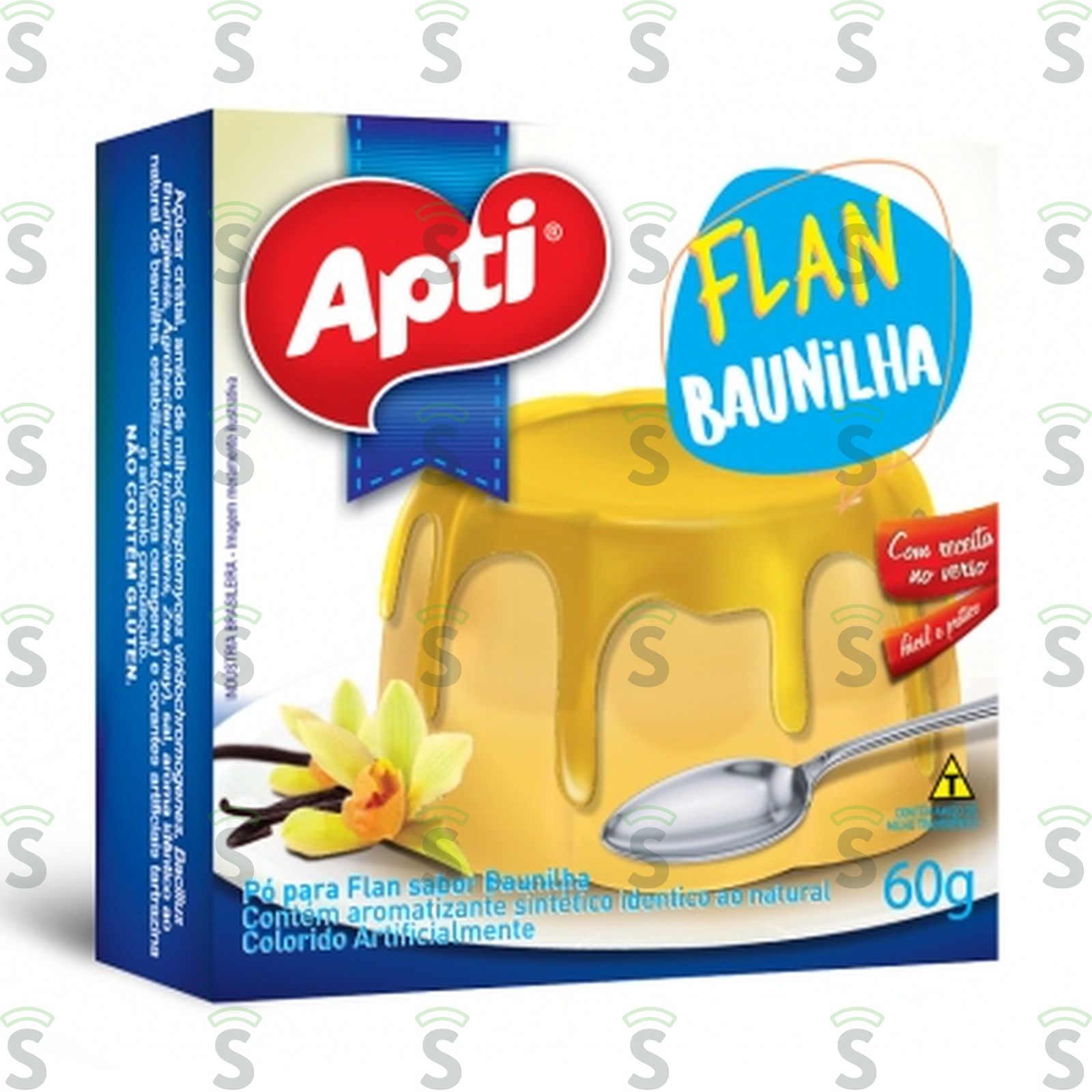 Flan Apti Sabor Baunilha Caixa 60gr