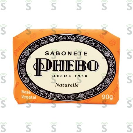  Sabonete Barra Vegetal Phebo Naturelle Envoltório Caixa 90gr