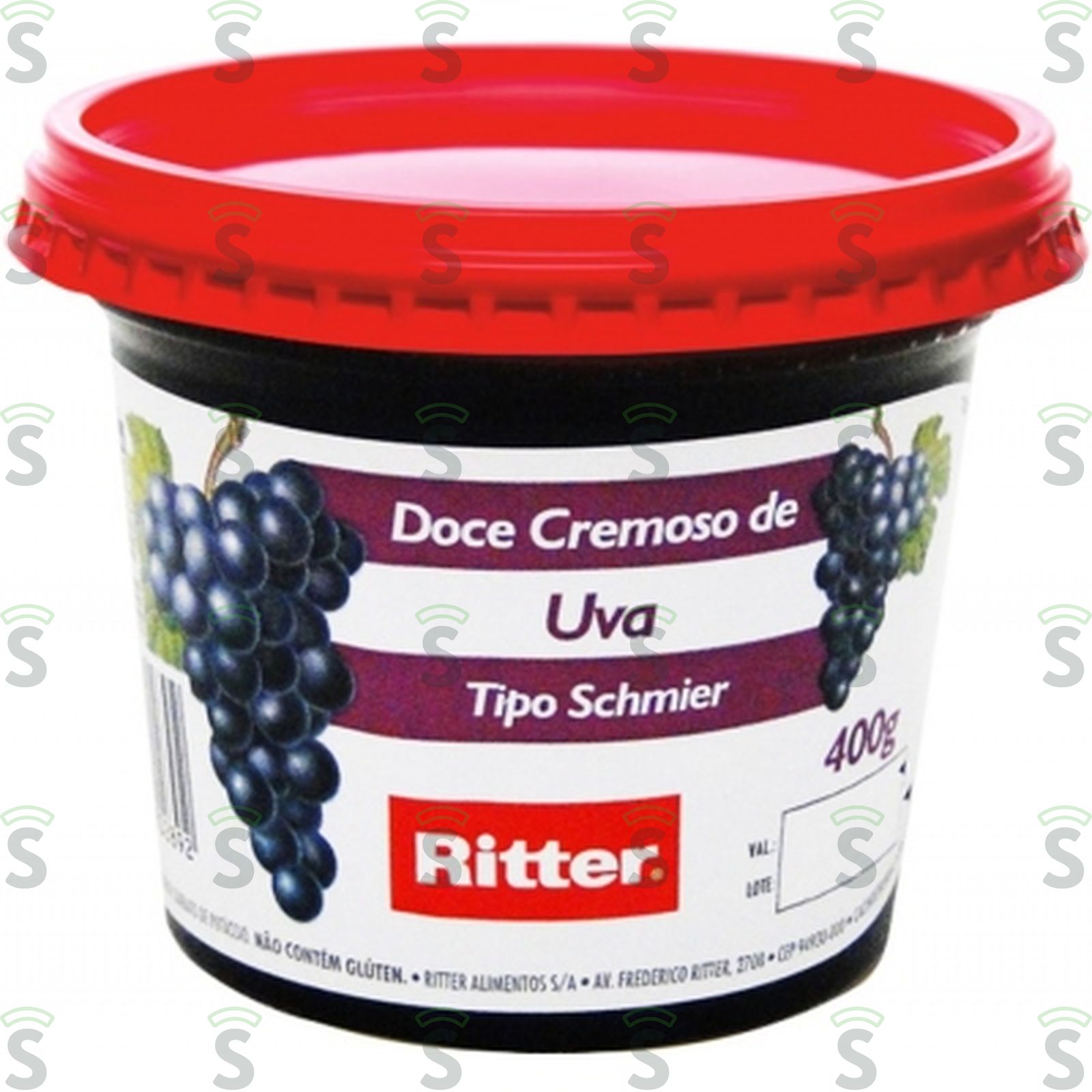 Doce Cremoso de Fruta Ritter Uva Pote 400G