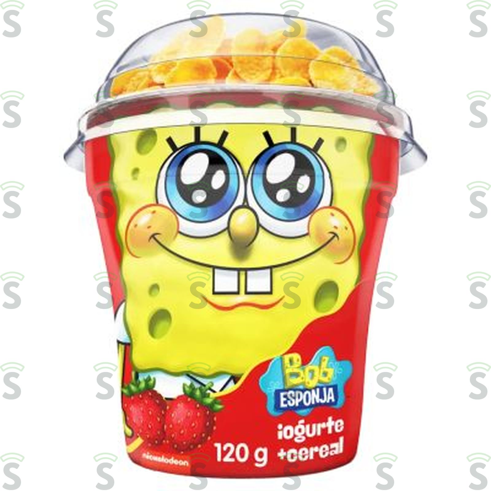 BATAVO BOB ESPONJA 120G MORANGO CEREAL