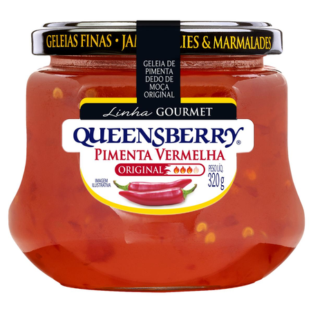 Geleia Gourmet Queensberry 320g - Pimenta Vermelha