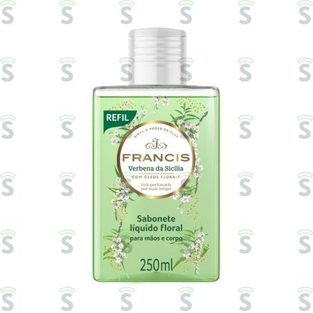  Sabonete Líquido Francis Verbena da Sicília Frasco 250ml