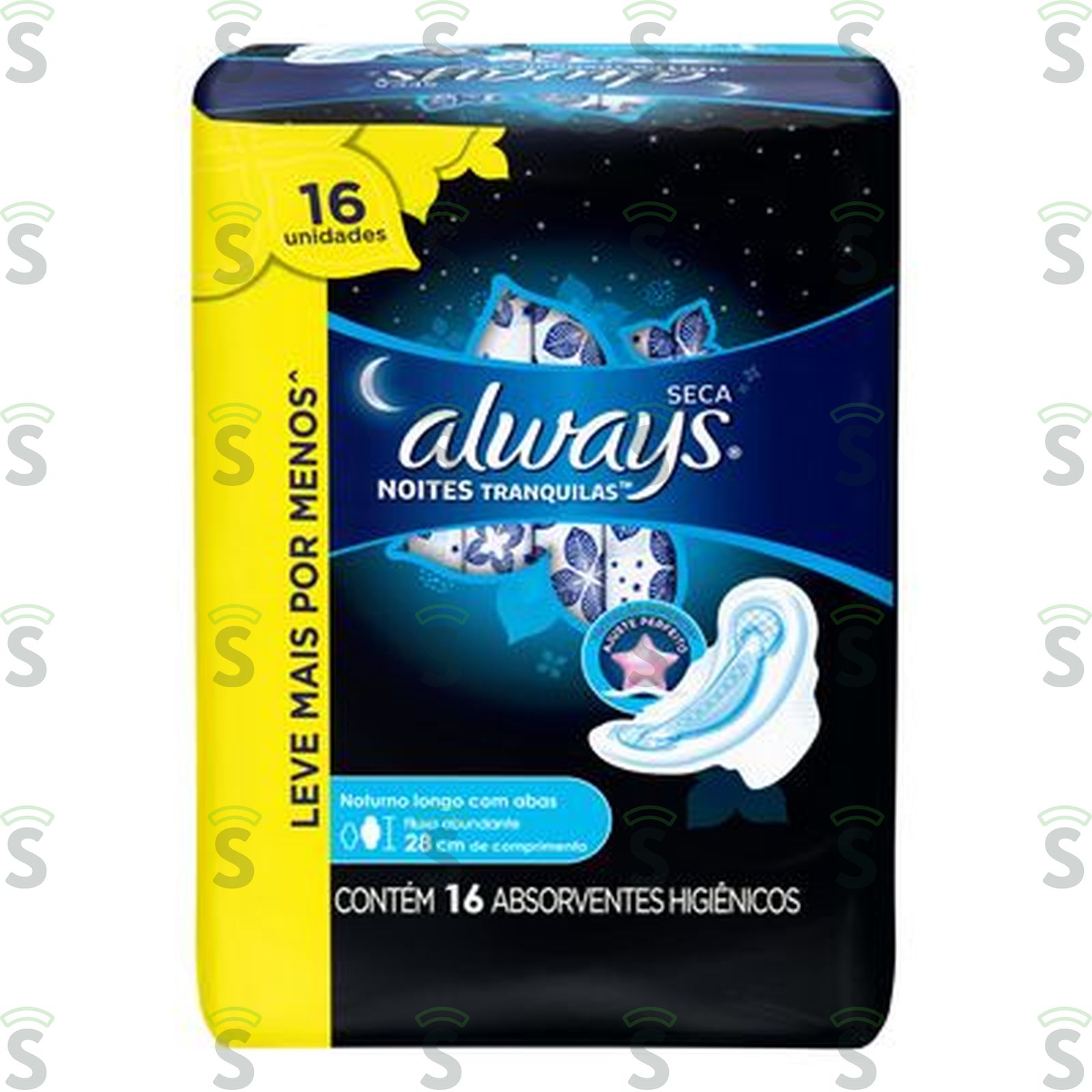 Absorvente Always Noites Tranquilas Seca com Abasidades 16UN