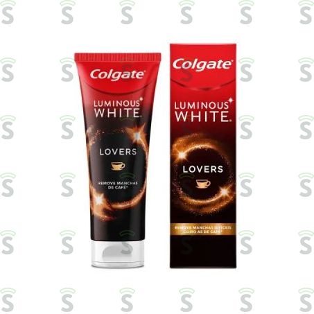  Creme Dental Branqueador Fresh Mint Colgate Luminous White Lovers Caixa 70g