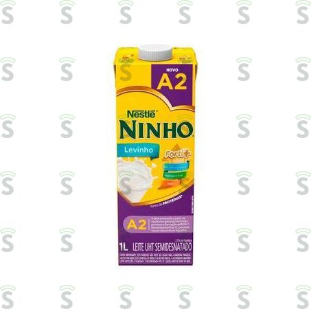  Leite Uhd Semidesnatado Nestlé Ninho Levinho A2 Caixa Com Tampa 1lt