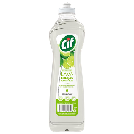 Detergente Gel Concentrado Cif 420ml - Limão