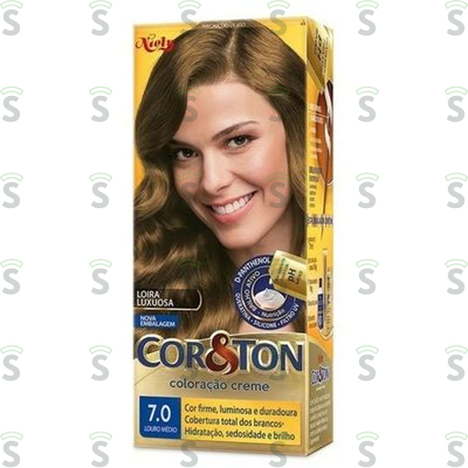 Tintura Cor E Ton Louro Médio 7.0 125G