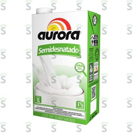  Aurora-leite Semidesnatado 1l Uht Tampa