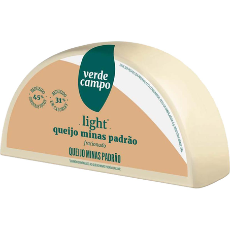 Queijo Padrão Minas Verde Campo Light Kg