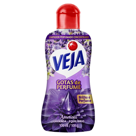 Limpador Concentrado Veja 100ml - Gotas de Perfume - Ametista