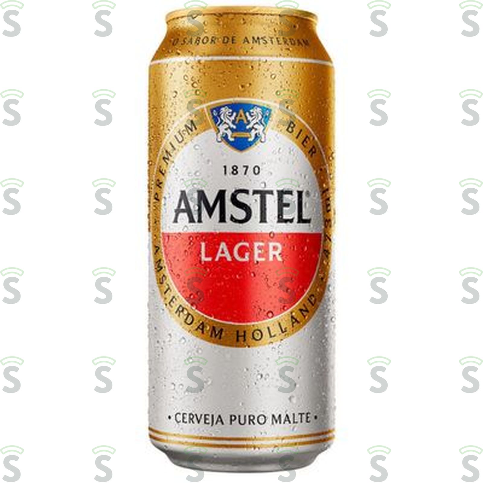Cerveja Lager Amstel Puro Malte Lata 473ml