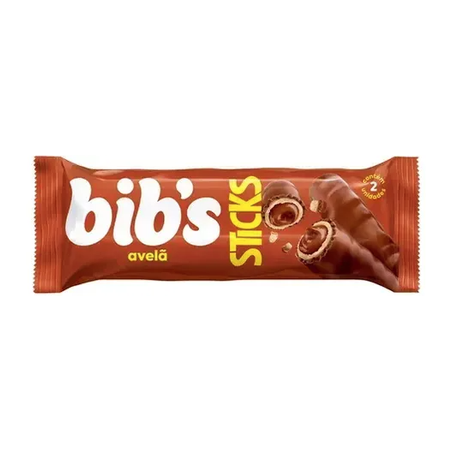 Chocolate Neugebauer Bibs Sticks Avelã 29g