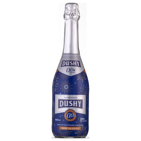 Espumante dushy sem álcool garrafa 660ml