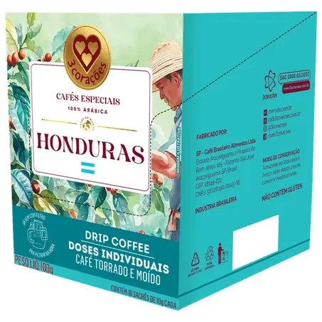 CAFE 3CORACOES DRIP HONDURAS 100G