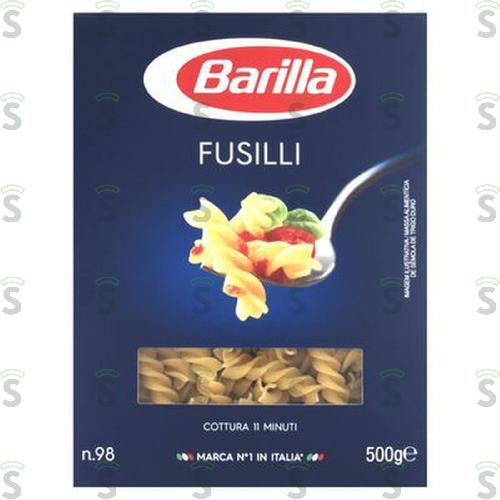 Macarrão Grano Duro Barilla Classic Fusilli 98 Caixa 500gr
