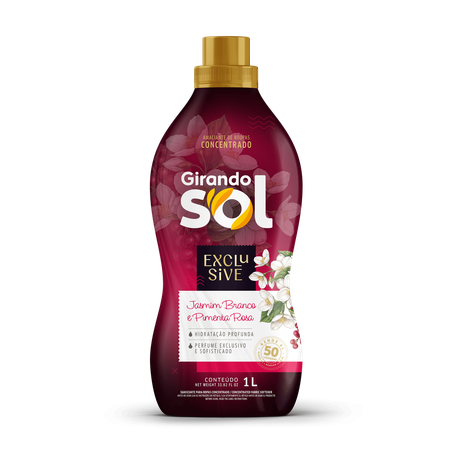 AMACIANTE CONCENTRADO GIRANDO SOL EXCLUSIVE JASMIM BRANCO E PIMENTA 1L