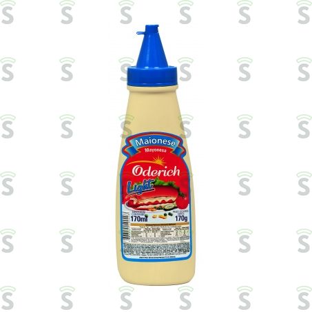  Maionese Oderich Light Bisnaga 170g