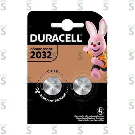  Duracell-pilha Moeda C/2 2032