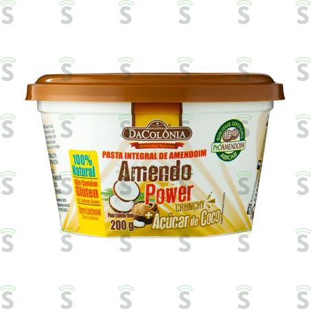  Dacolonia-pasta Amendoim 200g Crunchy Ac