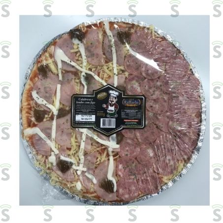  Pizza Calabresa e Lombo Com Figo Don Raffaelo 800g