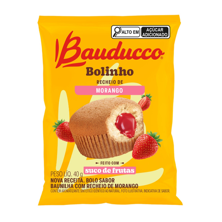 Bolinho bauducco morango 40g
