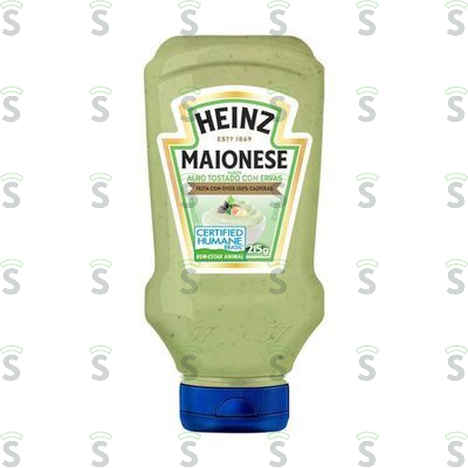 Maionese Heinz Sabor Alho Tostado com Ervas Squeeze 215gr