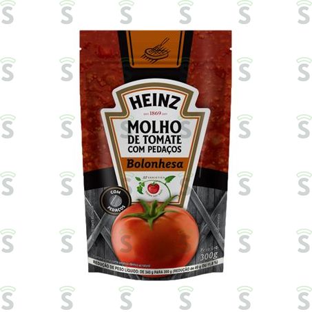  Molho de Tomate Bolonhesa Heinz Pouch 300g