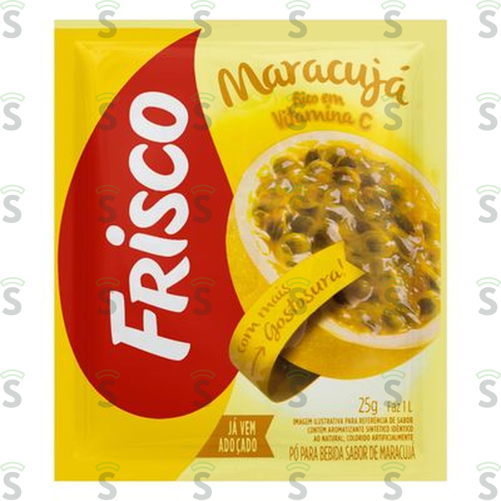 Refresco em Pó Frisco com Vitamina Maracujá 25G