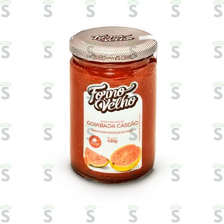  Doce de Goiabada Cascão Forno Velho Pote de Vidro 420gr