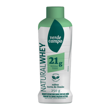 Verde Campo Iogurte Whey Torta De Limão 250G 21G De Proteína