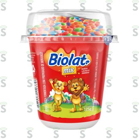  Bebida Lactea Biolat Mix Drageas 125g