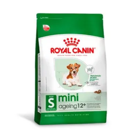 Ração Royal Canin Mini Ageing 12+ para Cães Idosos de Porte Pequeno com 12 Anos ou mais 1Kg