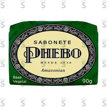  Sabonete Barra Vegetal Phebo Amazonian Envoltório Caixa 90gr