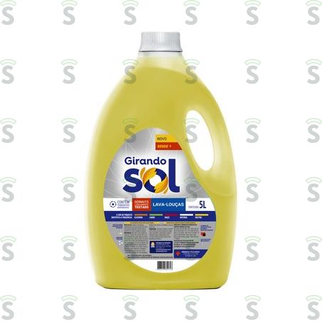  Detergente Líquido Girando Sol Neutro Embalagemitros 5lt