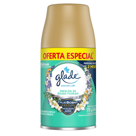 Purificador Automático Glade 269ml - Águas Florais - Refil - Preço Especial