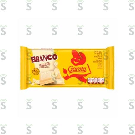  Garoto-chocolate 80g Branco