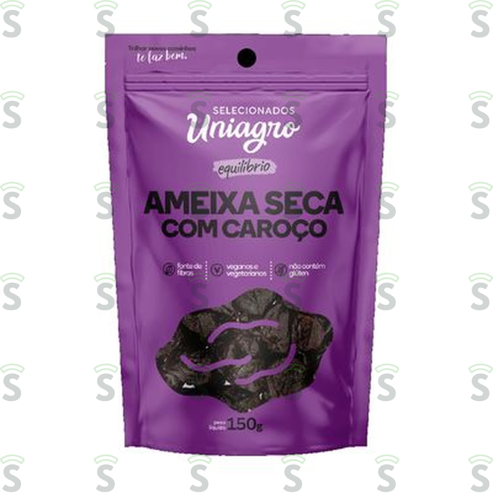 Uniagro-ameixa preta c/caroço 150g