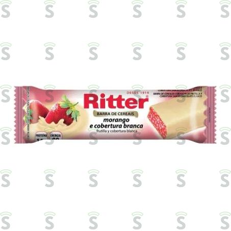  Ritter-cereal Morango Cobertu Branca 20g