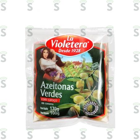  Azeitona Verde La Violetera Sachê 100g
