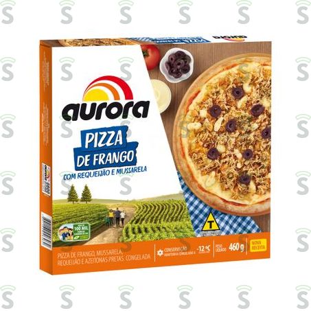  Aurora-pizza 460g Frango C/requeijao Mus