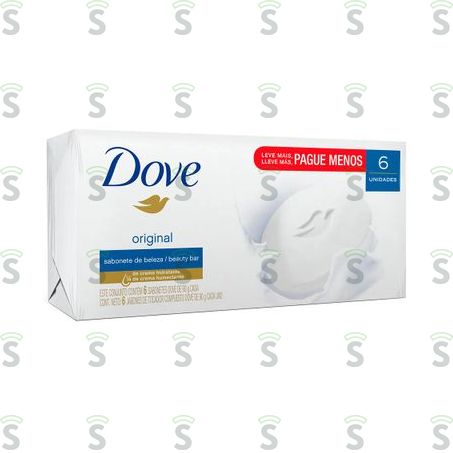  Sabonete Dove Original Caixa Com 6un - 90gr