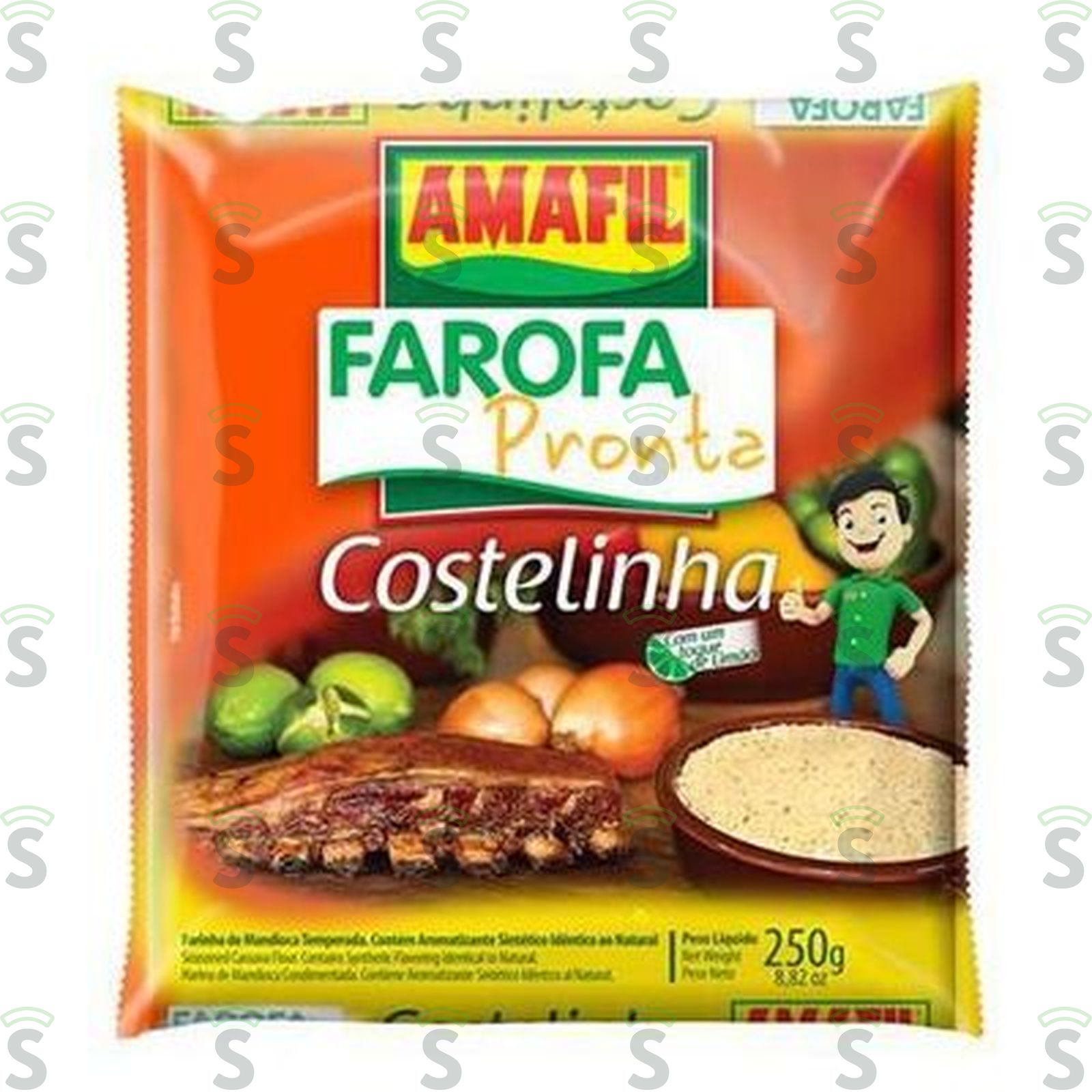 Amafil-farofa pronta 250g costelinha