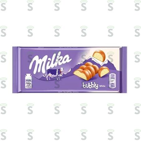  Milka-chocolate 95g Bubbly White
